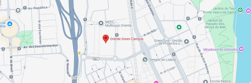 Mapa Oriente Green Campus
